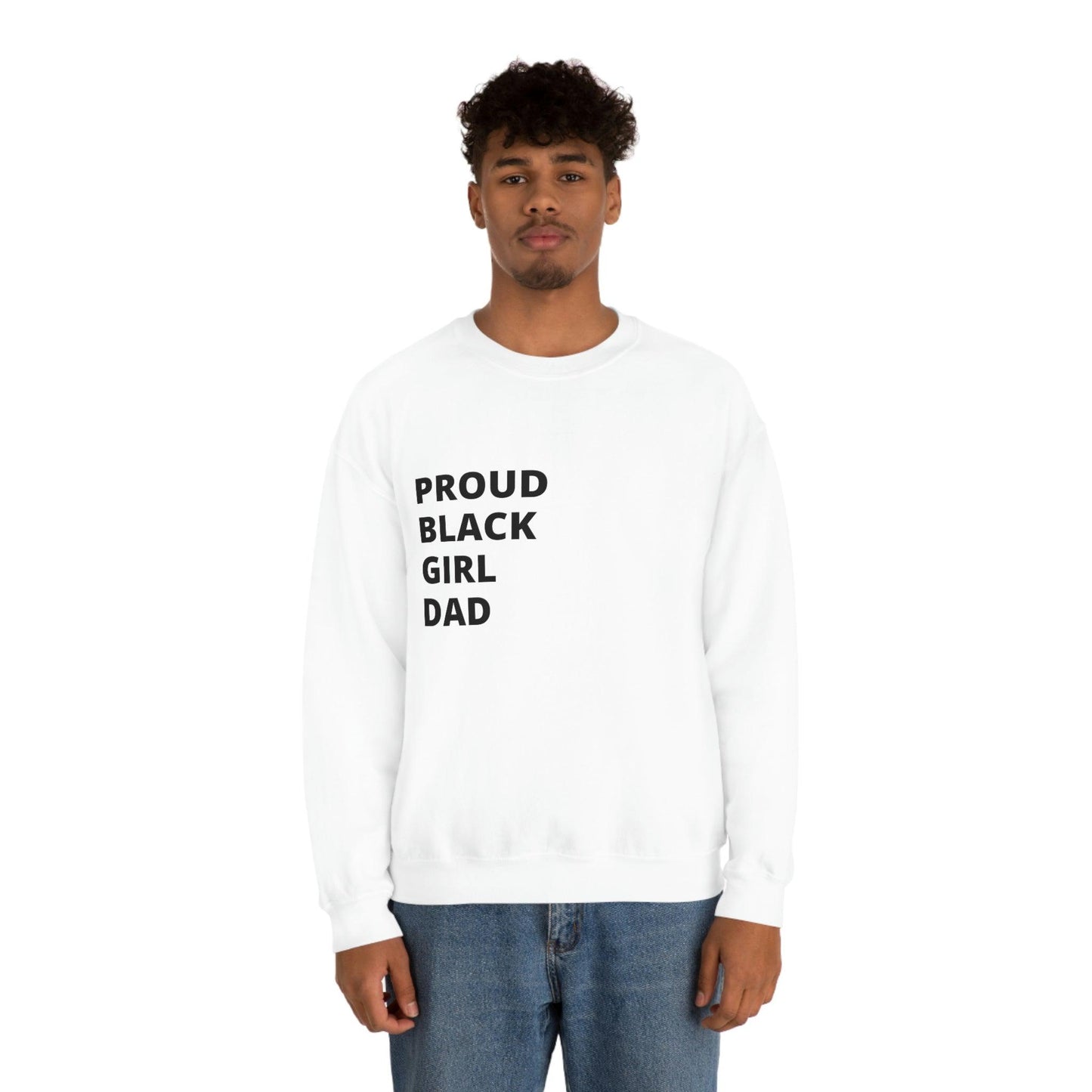 White | PBGD™ Signature Mens Crewneck Sweatshirt